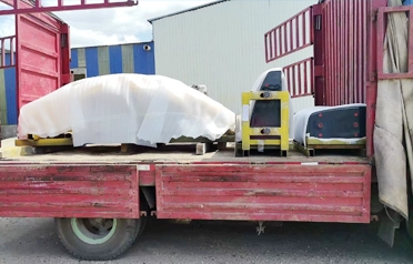Zunhua Shengjian Prosperous Machinery Parts' new products are going global; samples of counterweight iron for truck cranes have been successfully shipped to Italy.